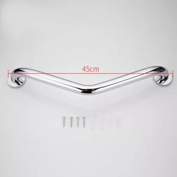 Поручень для ванной комнаты FRAP F1717 450 мм хромированный