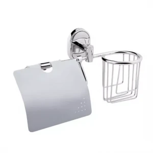 Тримач туалетного паперу FRAP F1903-1 хромований з місцем під освіжувач повітря