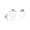 Крючок двойной для ванной комнаты FRAP F1905-2