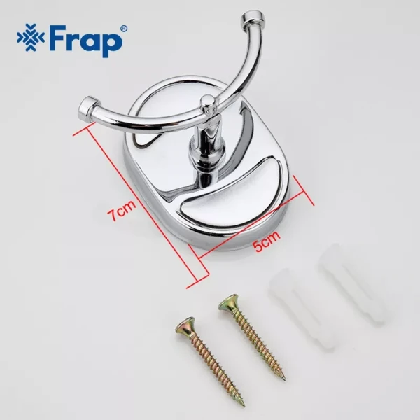 Крючок двойной для ванной комнаты FRAP F1905-2