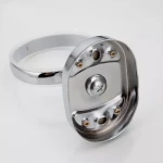 Стакан для зубных щеток FRAP F1906 хромированный