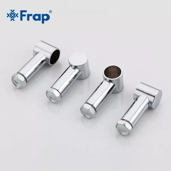 Полка стеклянная угловая FRAP F1907-2 2-х ярусная 290х290 мм