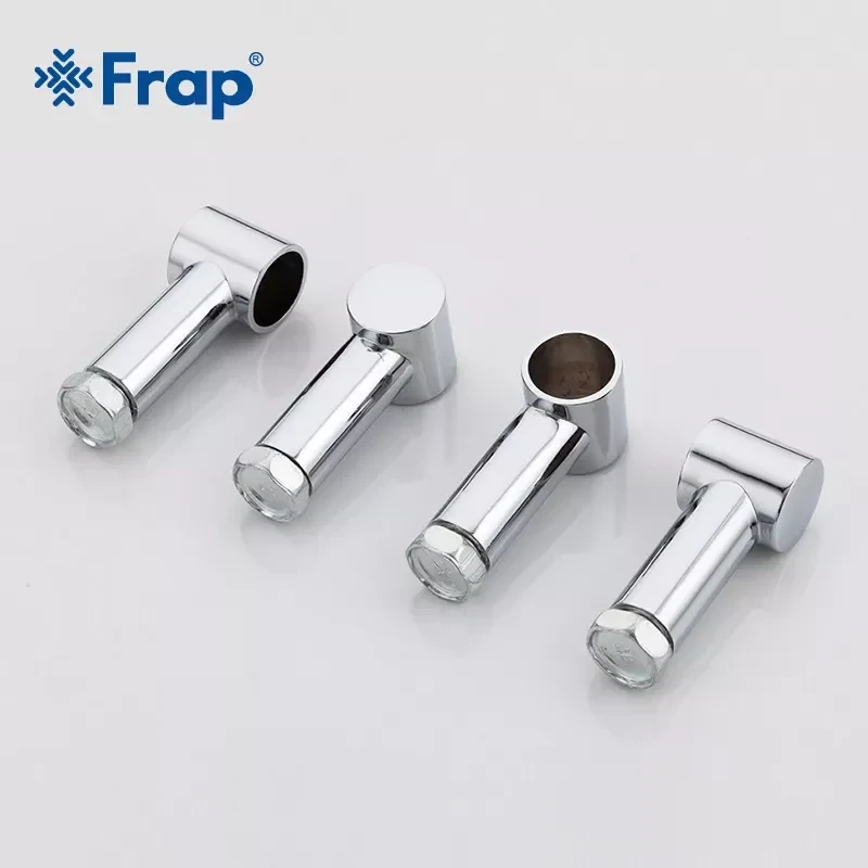 Полиця скляна кутова Frap F1907-2, 2-х ярусна, 290х290 мм