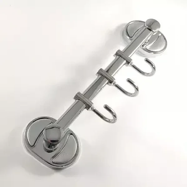 Вішалка Frap F1915-3 на 3 рухомих гачка 240 мм, хром