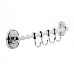 Полотенцесушитель FRAP F1915-4 310 мм хромированная на 4 подвижных крючка