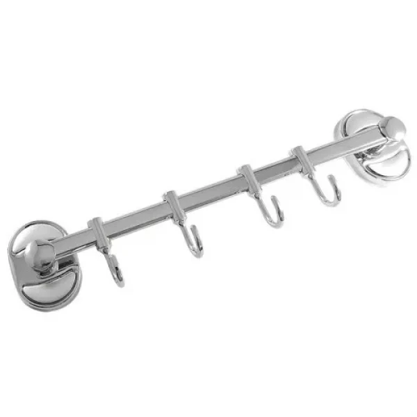 Полотенцесушитель FRAP F1915-4 310 мм хромированная на 4 подвижных крючка