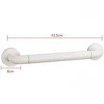 Настенный поручень FRAP F8101 400 мм нержавеющая сталь/пластик