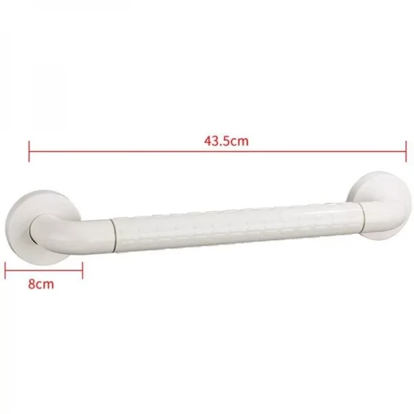 Настенный поручень FRAP F8101 400 мм нержавеющая сталь/пластик