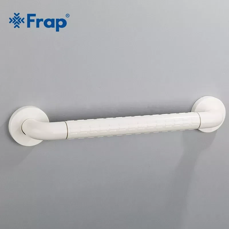 Настенный поручень FRAP F8101 400 мм нержавеющая сталь/пластик