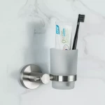 Стакан для зубных щеток FRAP F30106 нержавеющая сталь.