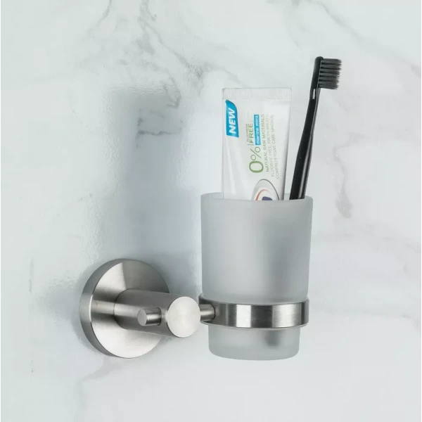 Стакан для зубных щеток FRAP F30106 нержавеющая сталь.