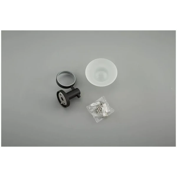 Мыльница настенная FRAP F30202 нержавеющая сталь черная