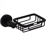 Мыльница FRAP F30202-1 нержавеющая сталь черная