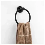 Полотенцедержатель FRAP F30204 нержавеющая сталь черный