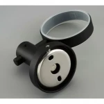 Стакан для зубных щеток FRAP F30206 нержавеющая сталь черная