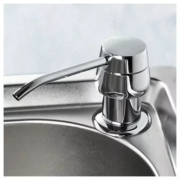 Дозатор для мыла FRAP F405 встраиваемый в мойку хромированный 150 мл