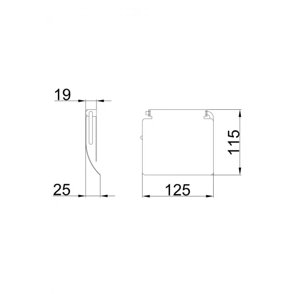 Паперотримач Frap F504, хром