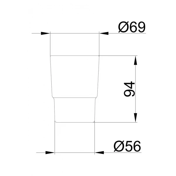 Стакан для зубных щеток FRAP F752 матовое стекло