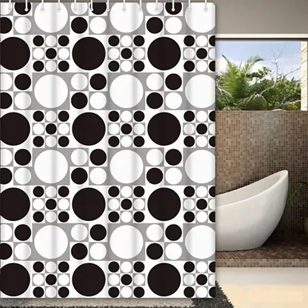 Шторка для ванной FRAP F8803 полиэстер 180x180 см