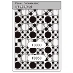 Шторка для ванной FRAP F8803 полиэстер 180x180 см