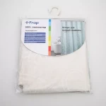 Шторка для ванной Frap F8805 180x180 см полиэтиленовая бело-серая.