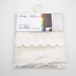 Шторка для ванной Frap F8805 180x180 см полиэтиленовая бело-серая.