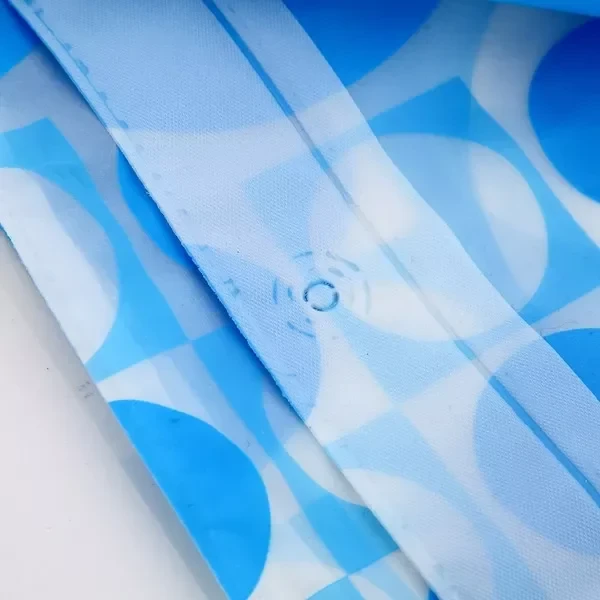 Шторка для ванной Frap F8806 180x180 см полиэтилен голубая