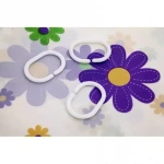 Шторка для ванної і душа Frap F8851, поліетилен, 180x200 см, білий