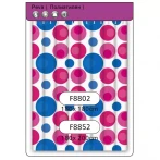 Шторка для ванної та душу Frap F8852, поліетилен, 180х200 см, рожевий
