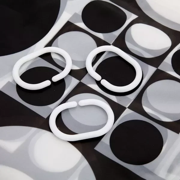 Шторка для ванной и душа FRAP F8853 180x200 см полиэтилен белая