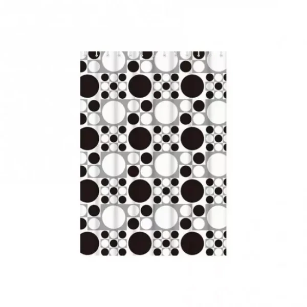 Шторка для ванной и душа FRAP F8853 180x200 см полиэтилен белая