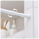 Штанга для душа FRAP F8922 телескопическая алюминиевая 110-200 см белая