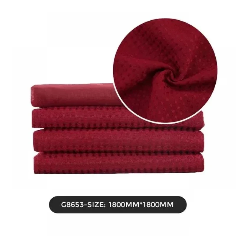 Штора для ванни GAPPO G8653, терілен-поліестер, 18х200 см, червоний