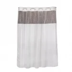 Штора для ванни GAPPO G8654, терілен-поліестер, 18х200 см, білий