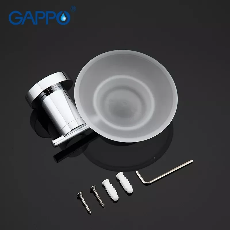 Мильниця настінна GAPPO G1802, латунь, хром