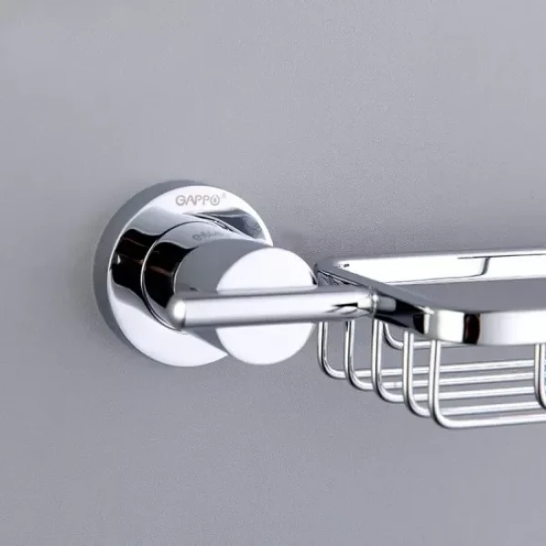 Мыльница GAPPO G1802-1 латунная хромированная