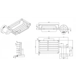 Мыльница GAPPO G1802-1 латунная хромированная