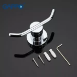 Крючок двойной для ванной комнаты GAPPO G1805-2 хромированный