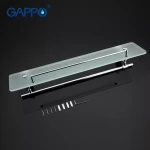 Полка с держателем для полотенец GAPPO G1807-4 580х120 мм хромированная