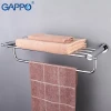 Полиця з тримачем для рушників GAPPO G1824, хром, 580 мм