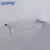 Полиця з тримачем для рушників GAPPO G1824, хром, 580 мм