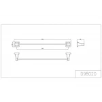 Полотенцедержатель GAPPO G1901 хромированный