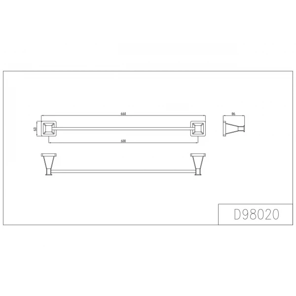 Полотенцедержатель GAPPO G1901 хромированный