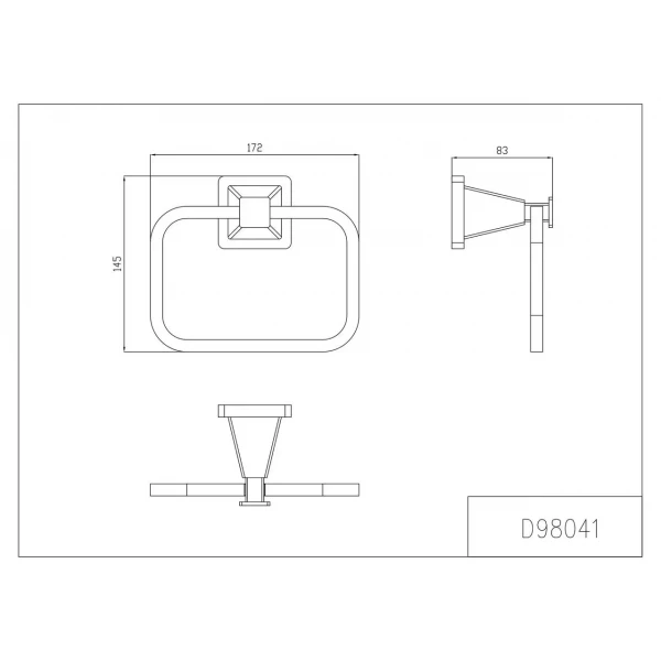 Кольцо для полотенца GAPPO G1904 хромированное