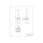 Йоржик туалетний GAPPO G1910 настінний