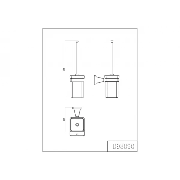 Йоржик туалетний GAPPO G1910 настінний