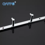 Вешалка GAPPO G202-4 на 4 крючка хромированная 235 мм