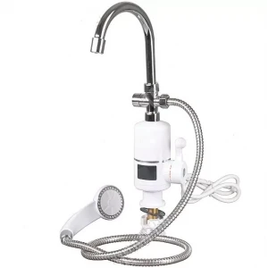 Проточный водонагреватель WEZER SDR-B05ST с датчиком температуры для ванны.