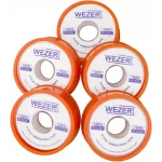 Фум стрічка WEZER PTFE 19x0, 2 мм 20 м, білий