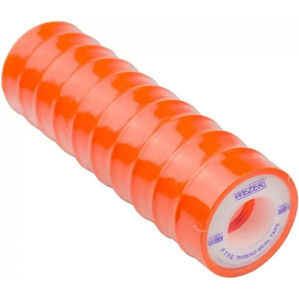 Фум стрічка WEZER PTFE 12x0, 1 мм 12 м, білий